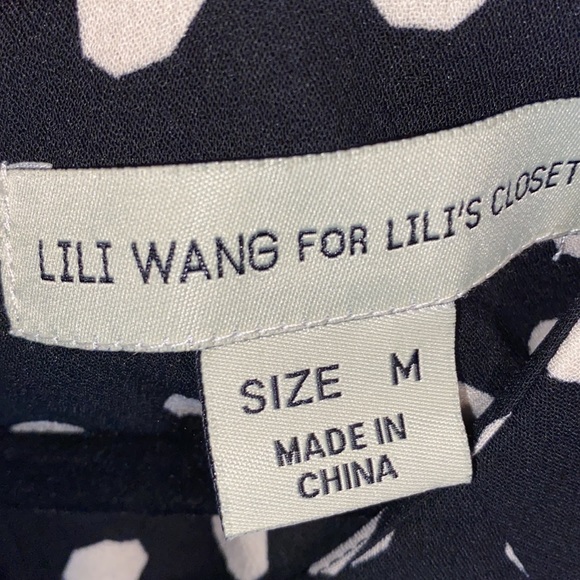 Anthropologie Lili Wang for Lili’s Closet Black & Off White Mini Dress - Picture 4 of 7